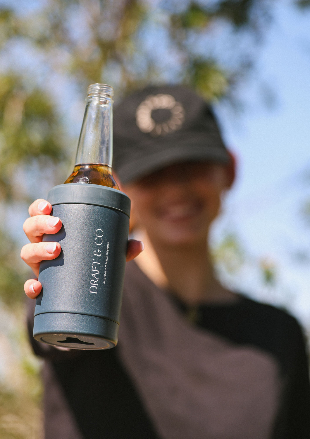 Navy Stubby Cooler